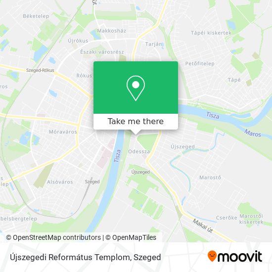 Újszegedi Református Templom map