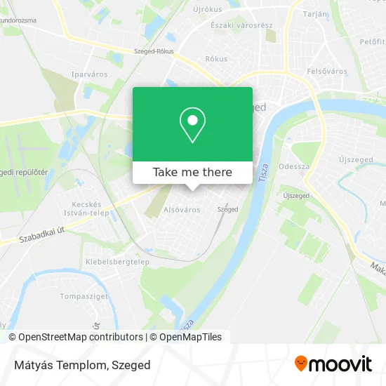 Mátyás Templom map