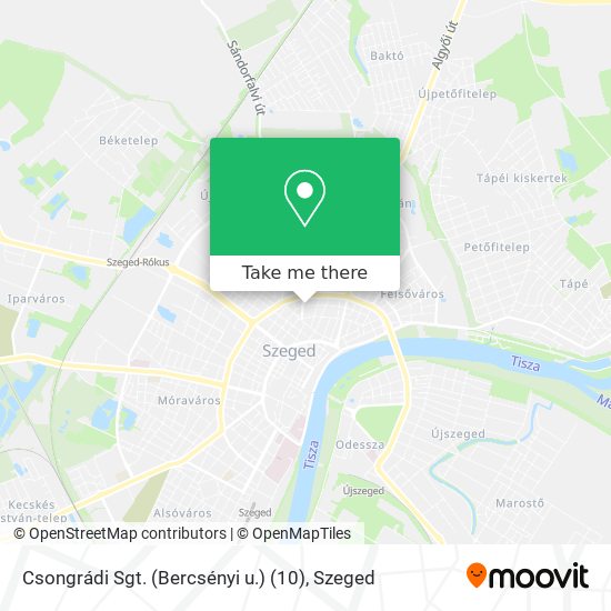 Csongrádi Sgt. (Bercsényi u.) (10) map