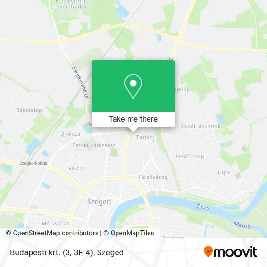 Budapesti krt. (3, 3F, 4) map