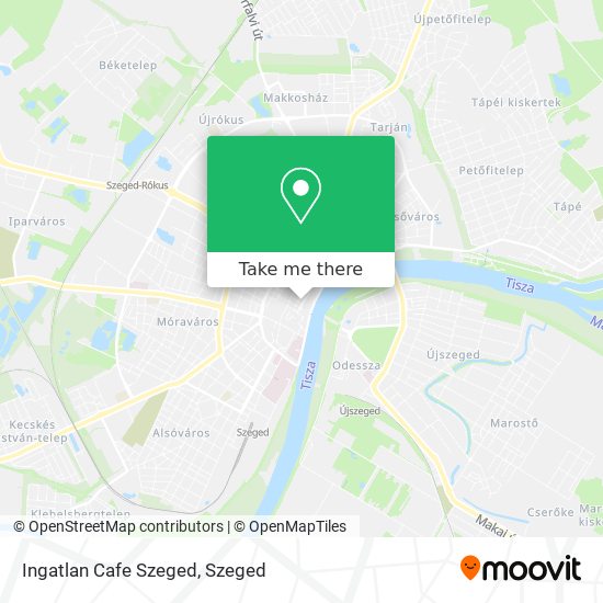 Ingatlan Cafe Szeged map