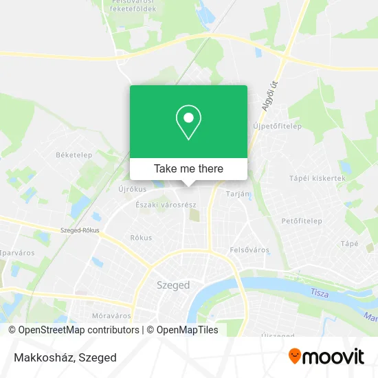 Makkosház map