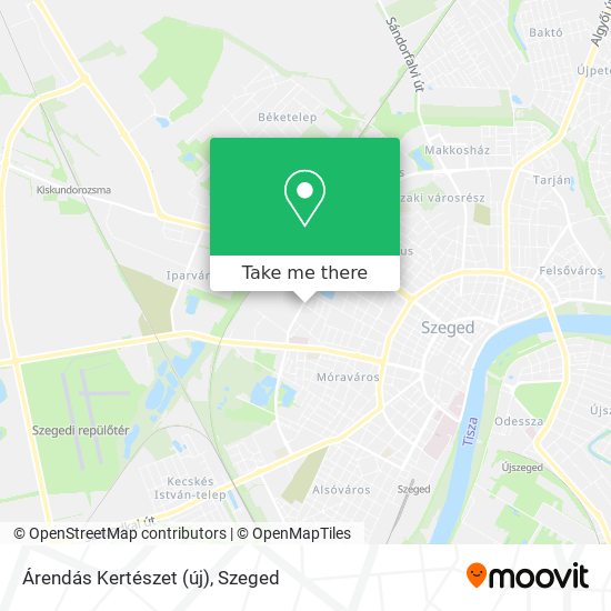 Árendás Kertészet (új) map
