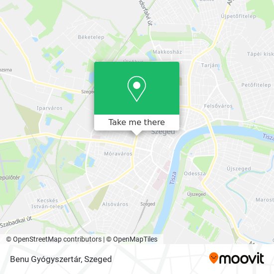 Benu Gyógyszertár map