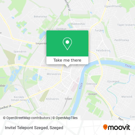Invitel Telepont Szeged map