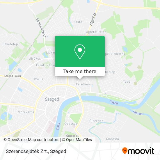 Szerencsejáték Zrt. map
