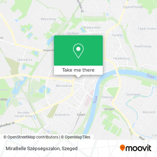 MiraBelle Szépségszalon map