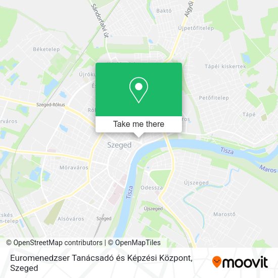Euromenedzser Tanácsadó és Képzési Központ map