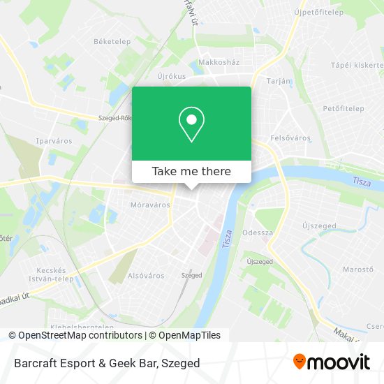 Barcraft Esport & Geek Bar map