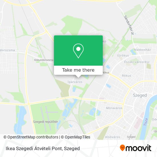 Ikea Szegedi Átvételi Pont map