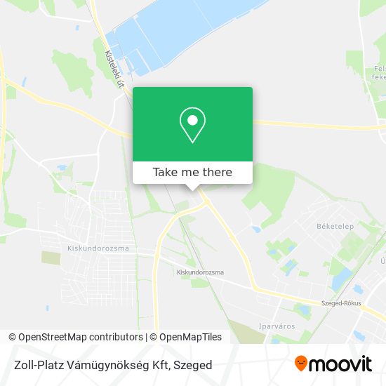 Zoll-Platz Vámügynökség Kft map