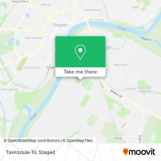 Tavirózsás-Tó map