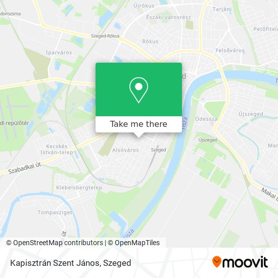 Kapisztrán Szent János map