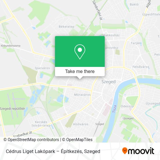 Cédrus Liget Lakópark – Építkezés map