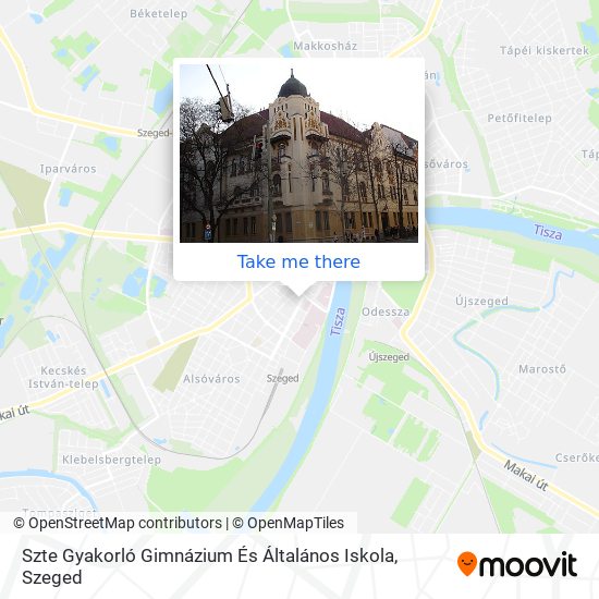 Szte Gyakorló Gimnázium És Általános Iskola map