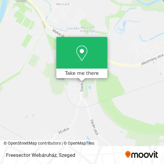 Freesector Webáruház map