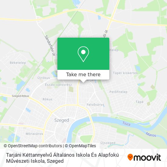 Tarjáni Kéttannyelvű Általános Iskola És Alapfokú Művészeti Iskola map