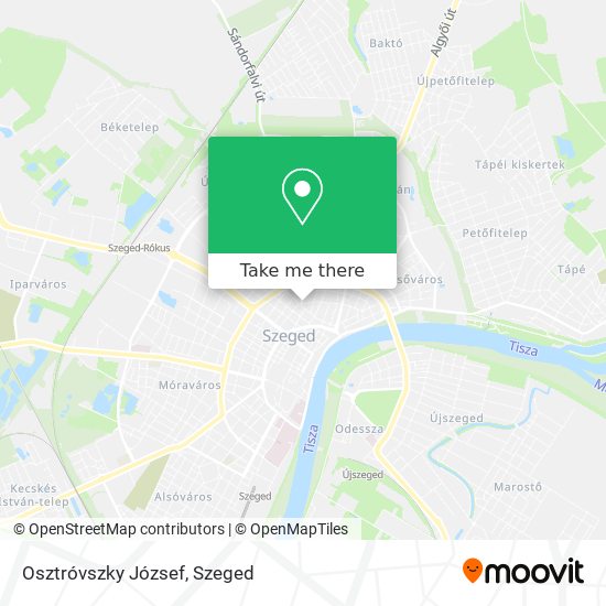 Osztróvszky József map