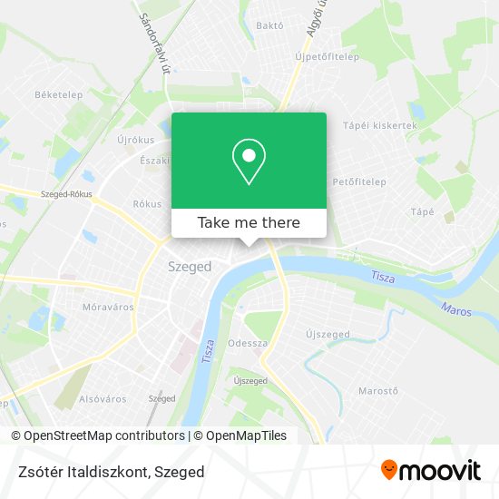 Zsótér Italdiszkont map