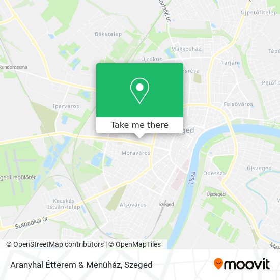 Aranyhal Étterem & Menüház map