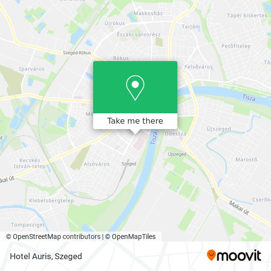 Hotel Auris map