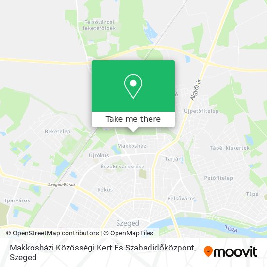 Makkosházi Közösségi Kert És Szabadidőközpont map