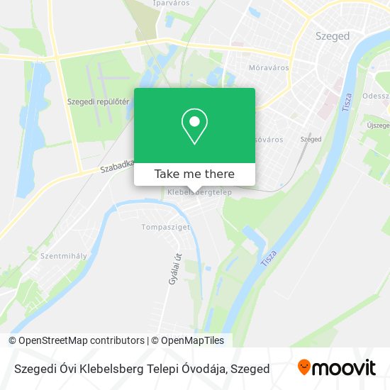 Szegedi Óvi Klebelsberg Telepi Óvodája map