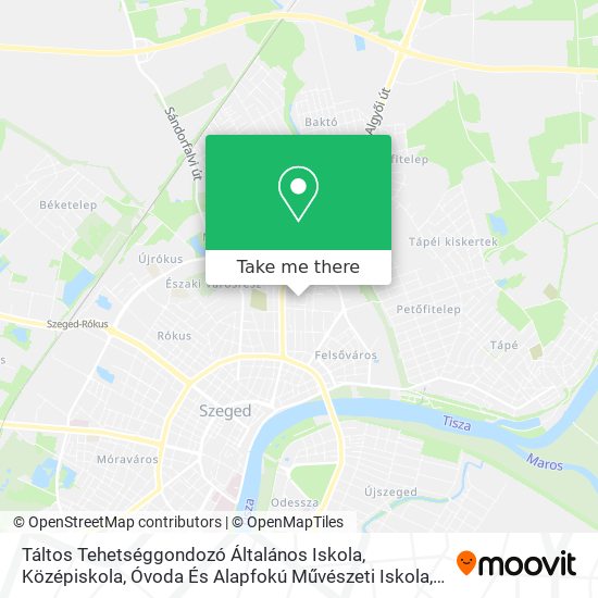 Táltos Tehetséggondozó Általános Iskola, Középiskola, Óvoda És Alapfokú Művészeti Iskola map