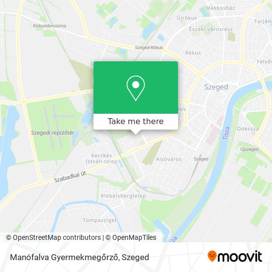 Manófalva Gyermekmegőrző map