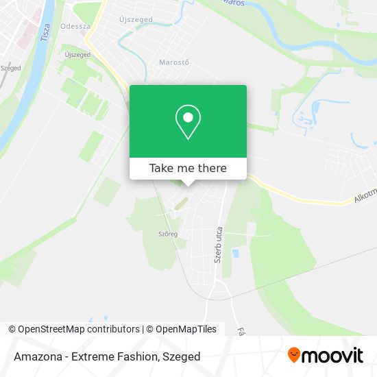 Amazona - Extreme Fashion map