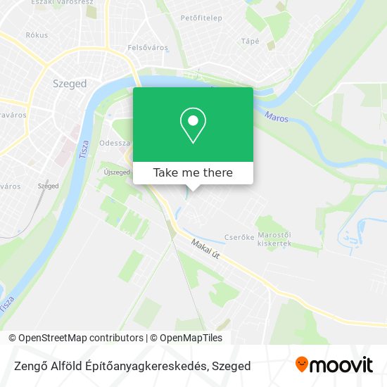Zengő Alföld Építőanyagkereskedés map