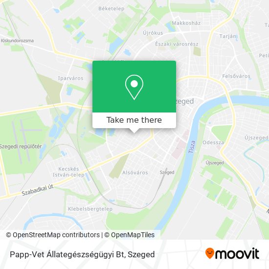 Papp-Vet Állategészségügyi Bt map