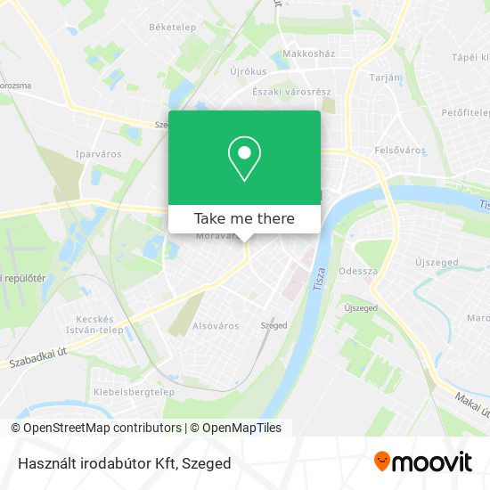 Használt irodabútor Kft map