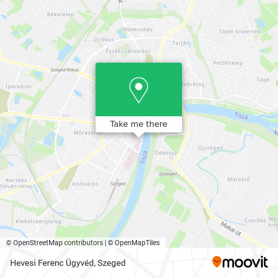Hevesi Ferenc Ügyvéd map