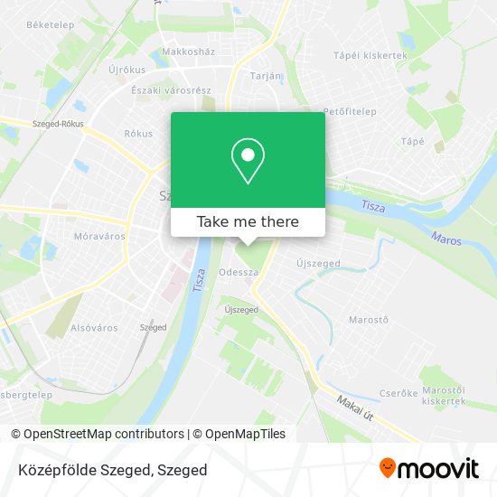 Középfölde Szeged map