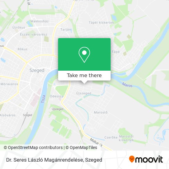 Dr. Seres László Magánrendelése map