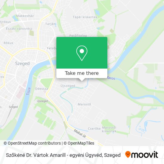 Szőkéné Dr. Vártok Amarill - egyéni Ügyvéd map