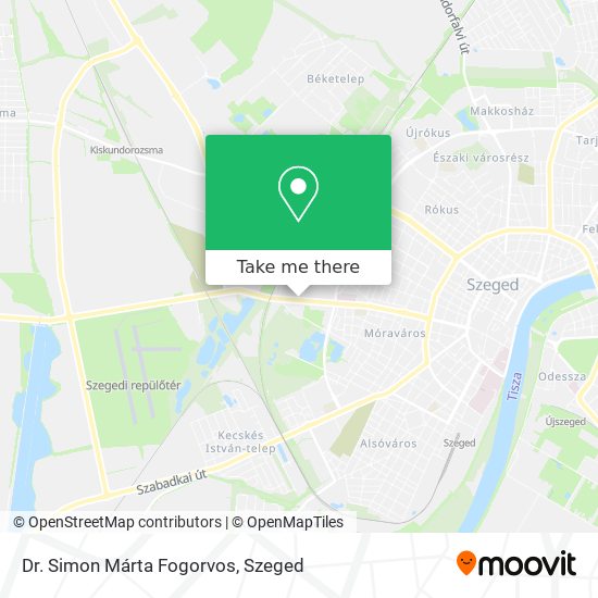 Dr. Simon Márta Fogorvos map