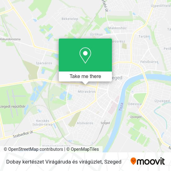 Dobay kertészet Virágáruda és virágüzlet map