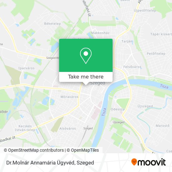 Dr.Molnár Annamária Ügyvéd map