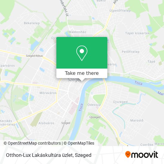 Otthon-Lux Lakáskultúra üzlet map