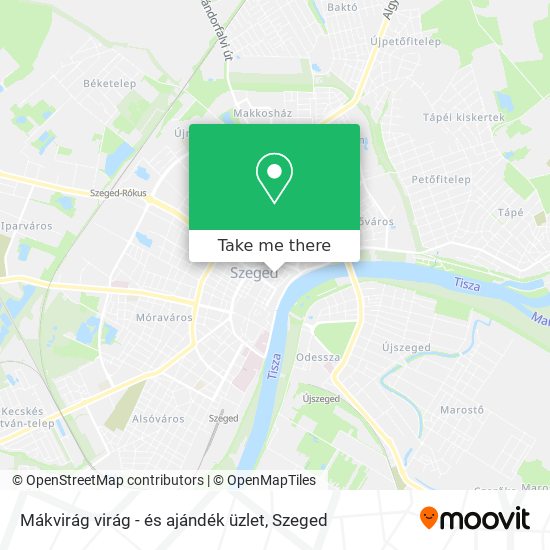Mákvirág virág - és ajándék üzlet map