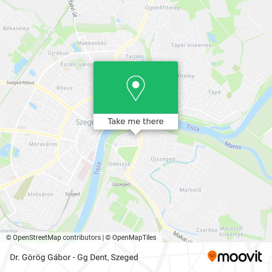 Dr. Görög Gábor - Gg Dent map