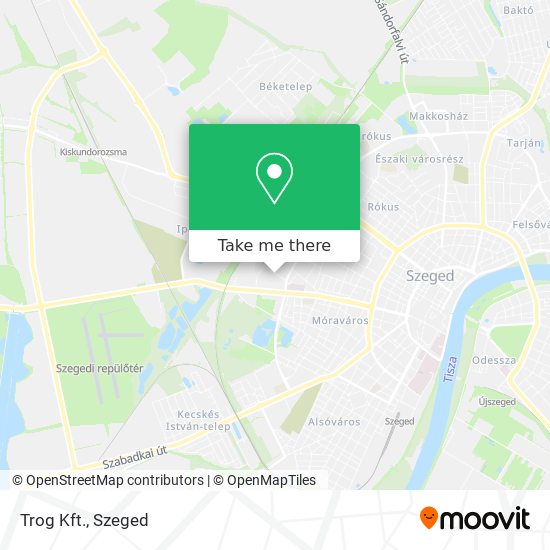 Trog Kft. map