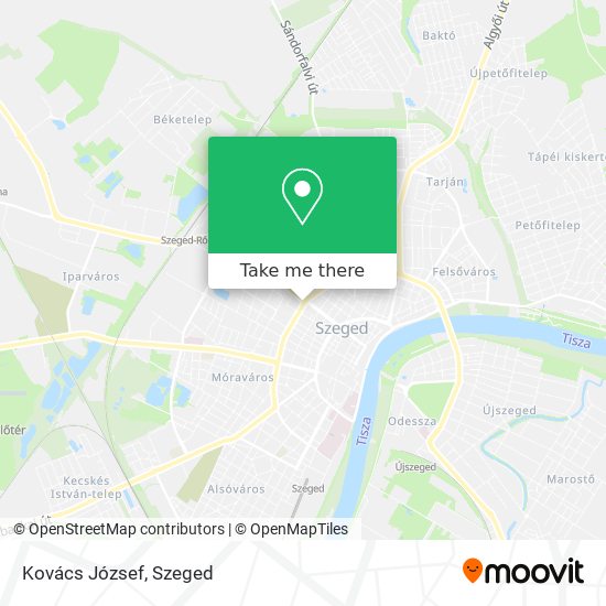 Kovács József map