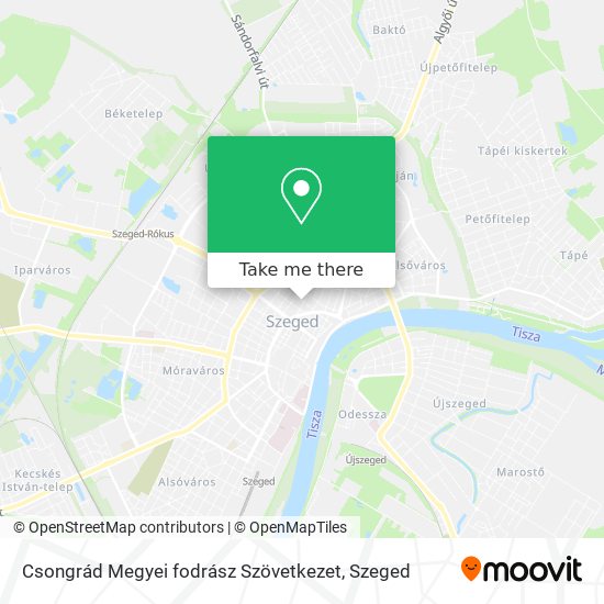 Csongrád Megyei fodrász Szövetkezet map