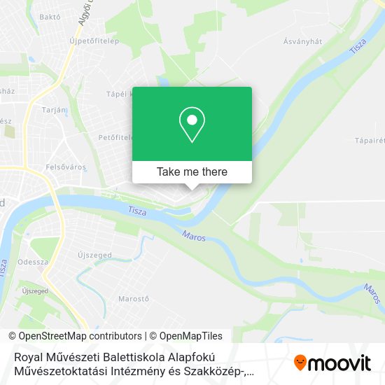 Royal Művészeti Balettiskola Alapfokú Művészetoktatási Intézmény és Szakközép-, Szakképző iskola map