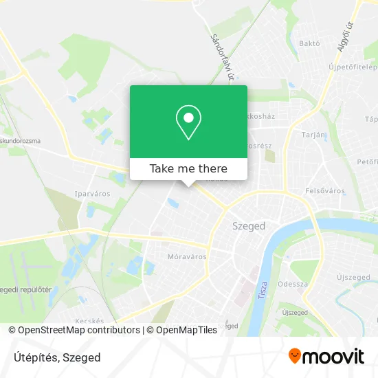 Útépítés map