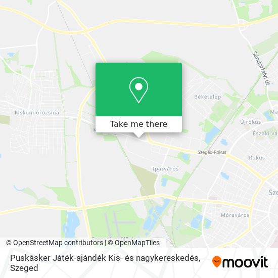 Puskásker Játék-ajándék Kis- és nagykereskedés map