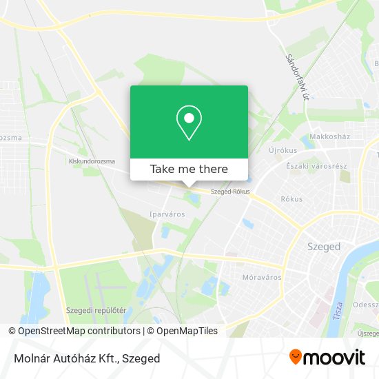 Molnár Autóház Kft. map
